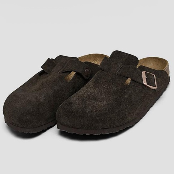 Birkenstock Black Suede Clogs - Picture 3 of 16